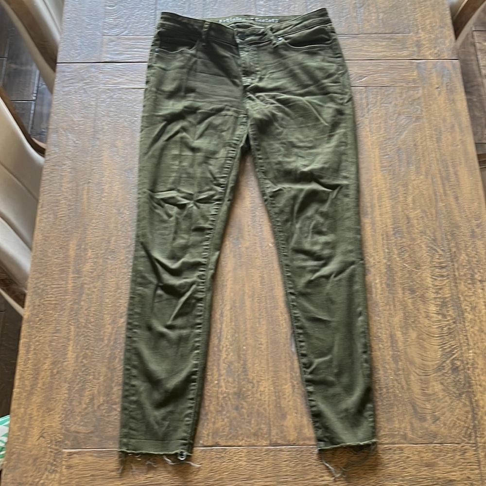 Green skinny Jean